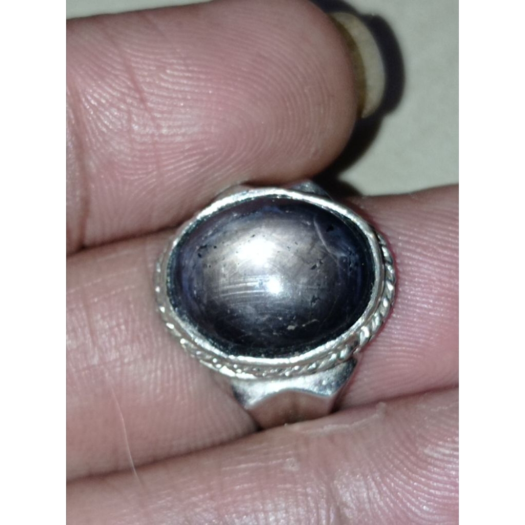 cincin black saphire star