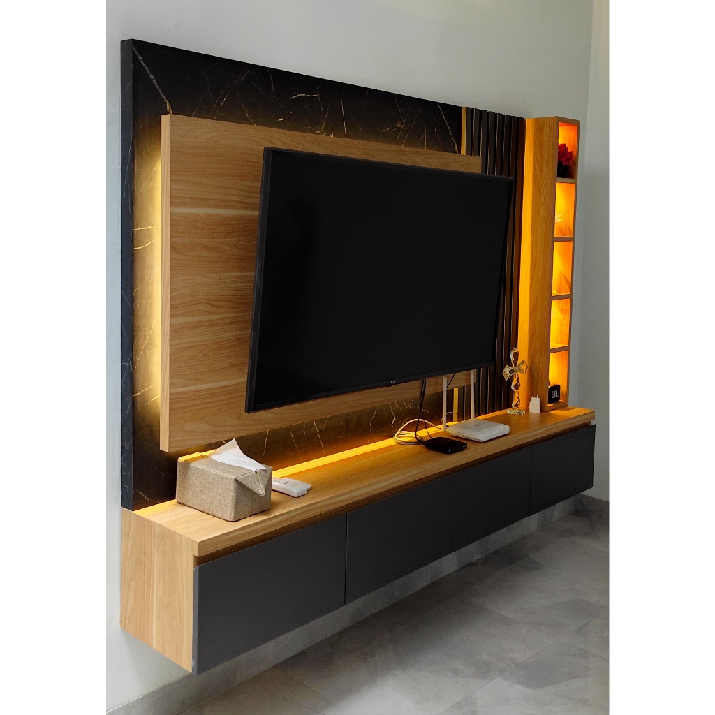 Backdrop TV - Cabinet TV - Lemari TV