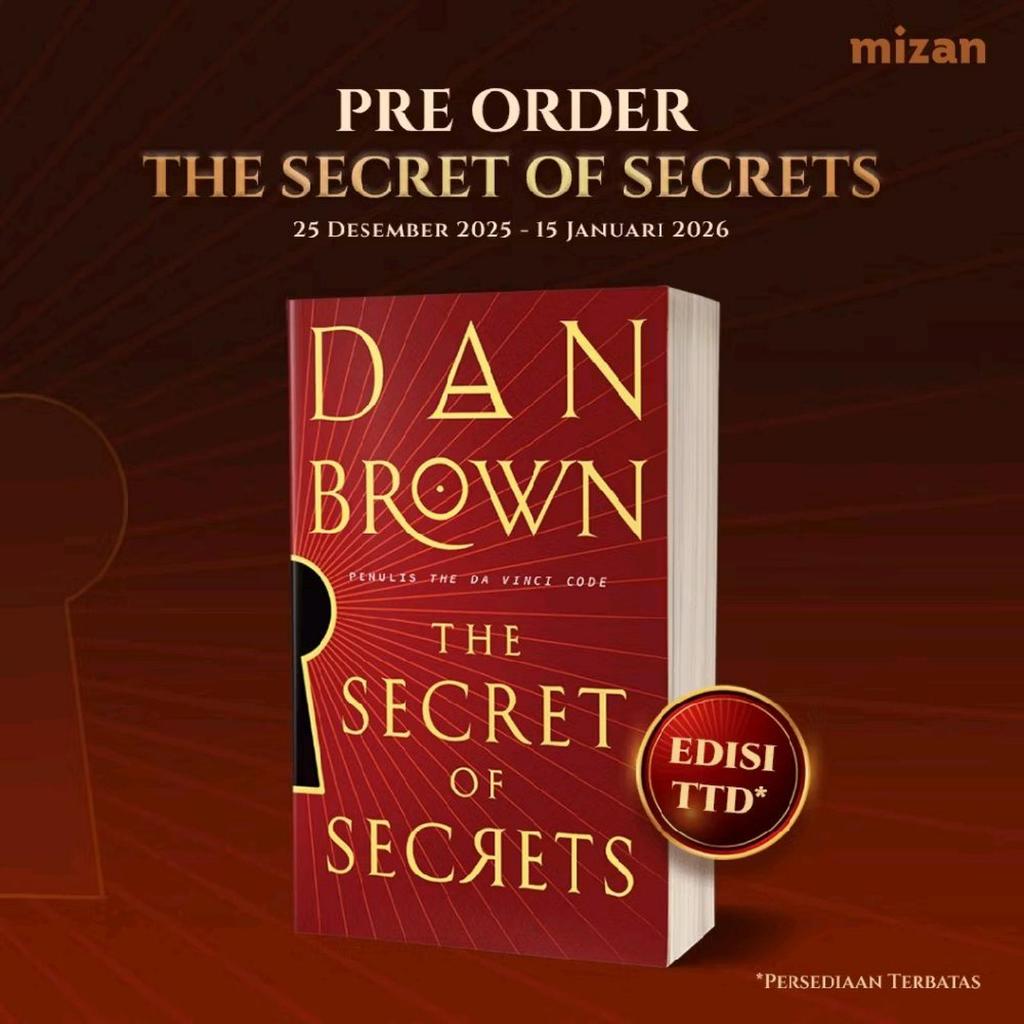Buku The Secret of Secrets - Dan Brown - Novel Seri Dan Brown