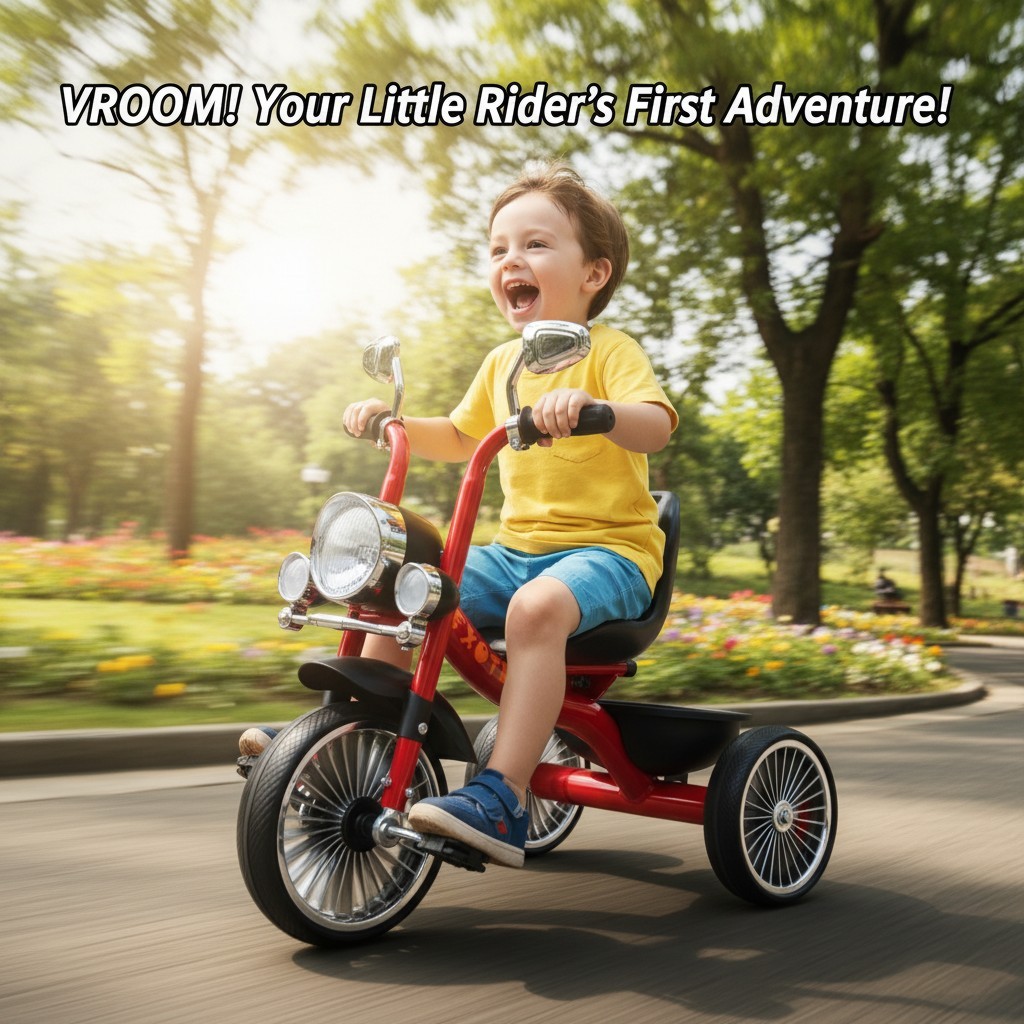 sepeda anak roda 3 | sepeda exotic anak roda 3 | Tricycle Exotic ET-724 Model Motor Roda Tiga