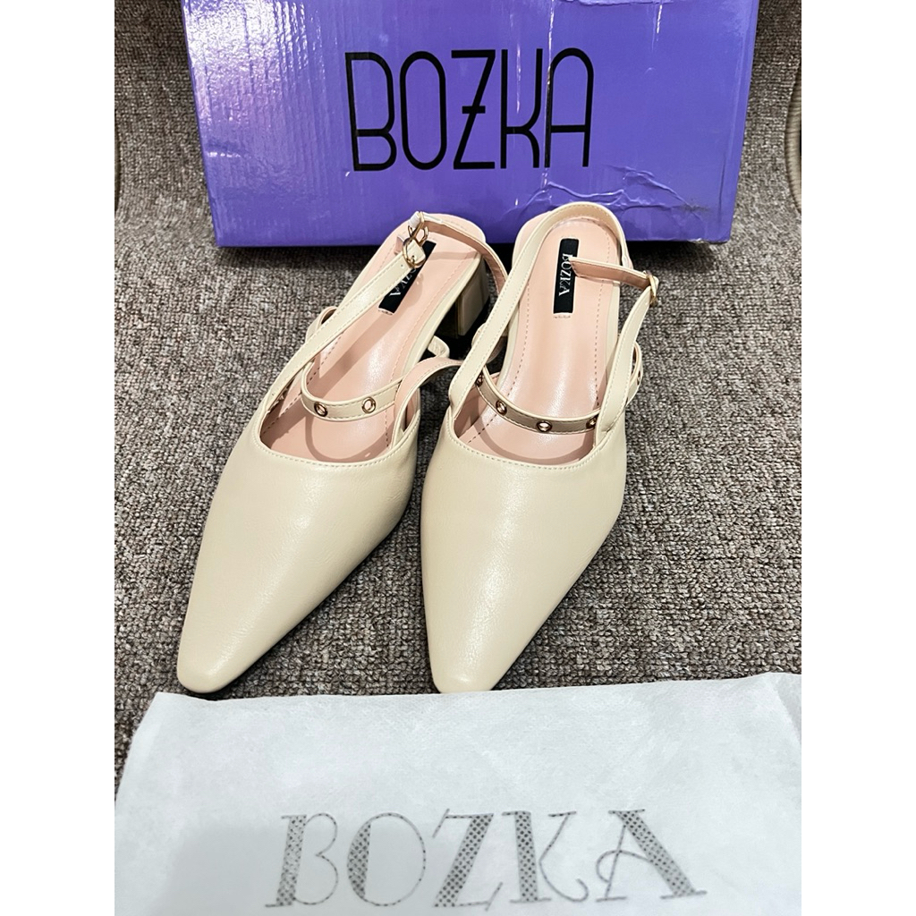 Sepatu Sandal Wanita Heels 3cm Brand Lokal preloved Kondisi Mulus