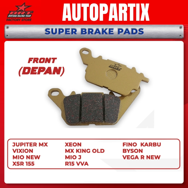 KAMPAS REM DEPAN BRT MIO SMILE MIO NEW AUTOMATIC Brake Pad Front Komposite BRT MIO New MIO Smile