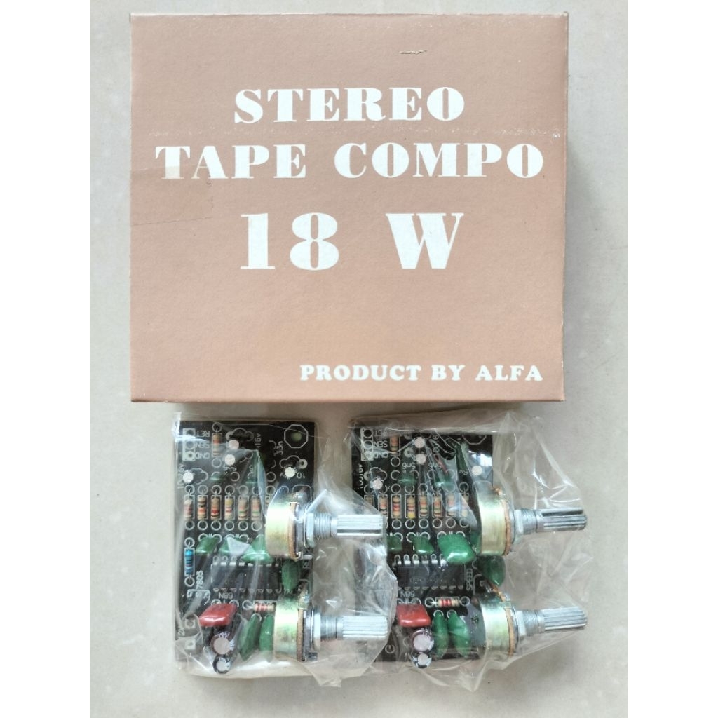 Kit Efek Reverb Echo Mixer Audio Amplifier Rakitan(ISI 2/Pcs) - Produk Alfa