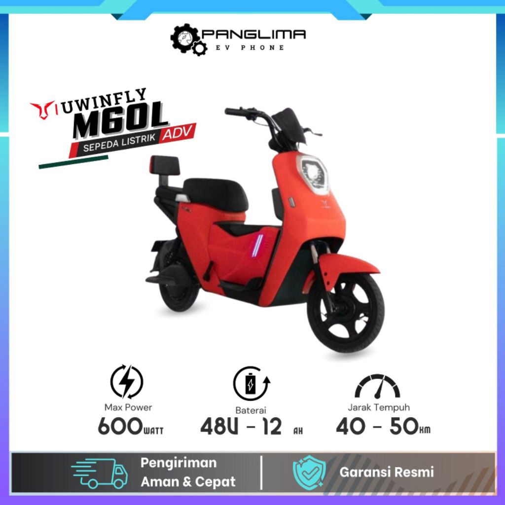 Sepeda listrik Uwinfly M60L ADV 2025