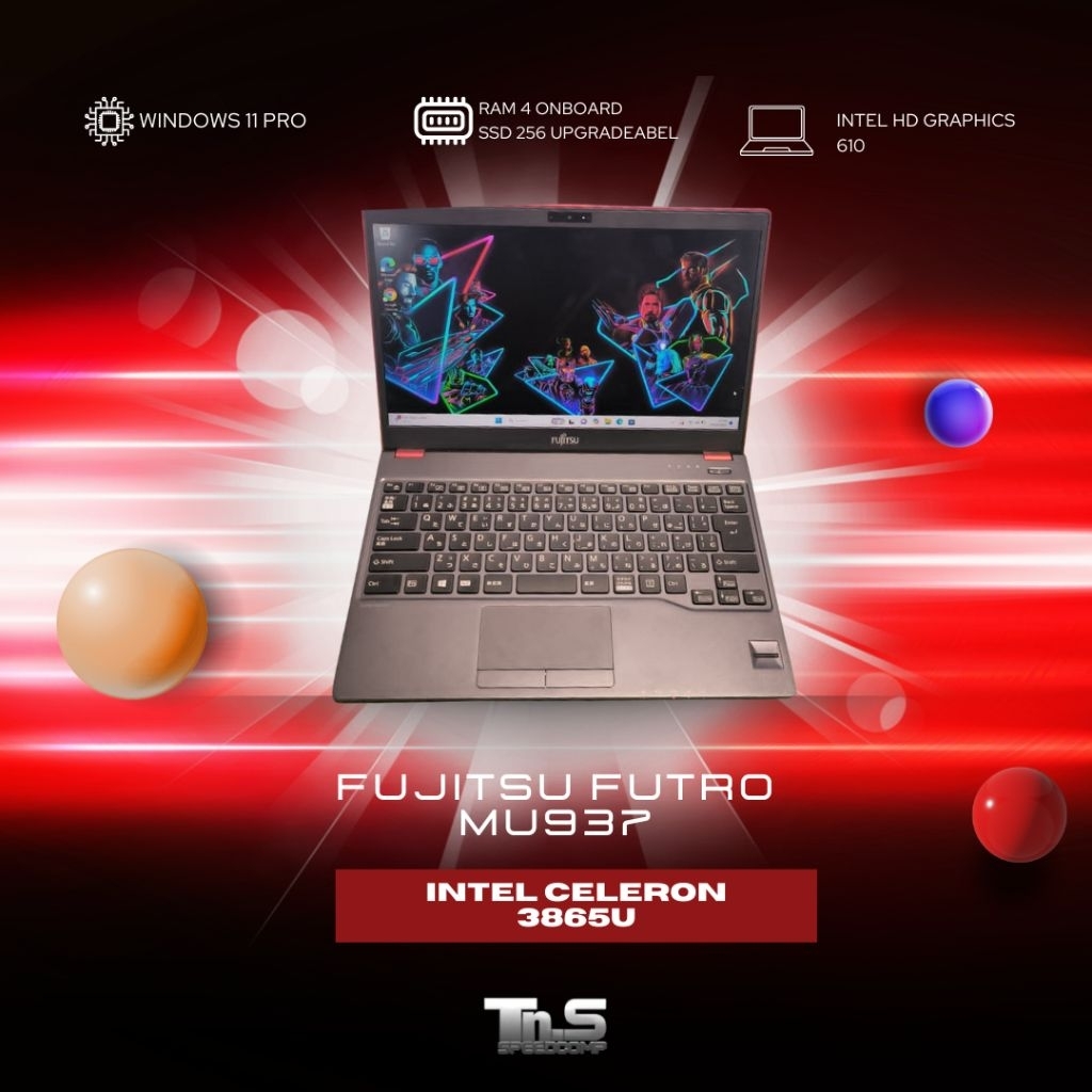 FUJITSU FUTRO MU937 INTEL CELERON 3865U / 8GB RAM / 512GB SSD / FHD