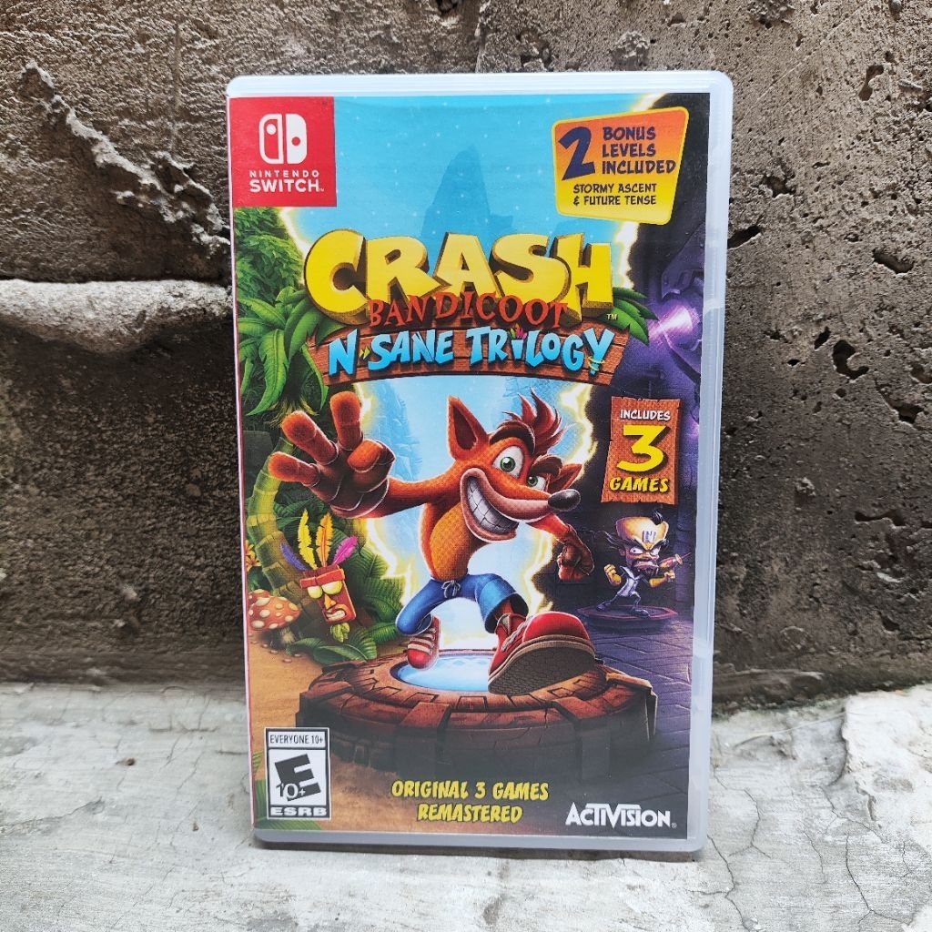 Kaset Nintendo Switch Crash Bandicoot NSane Trilogy Cartridge Nintendo Switch