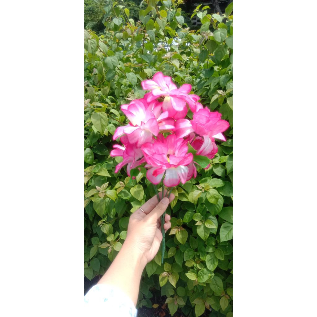 Bunga Gardenia Artificial 1 TANGKAI ISI 6 | HIASAN MEJA | DEKORASI | FLORIST | TOKO BUNGA | KOTA SEM