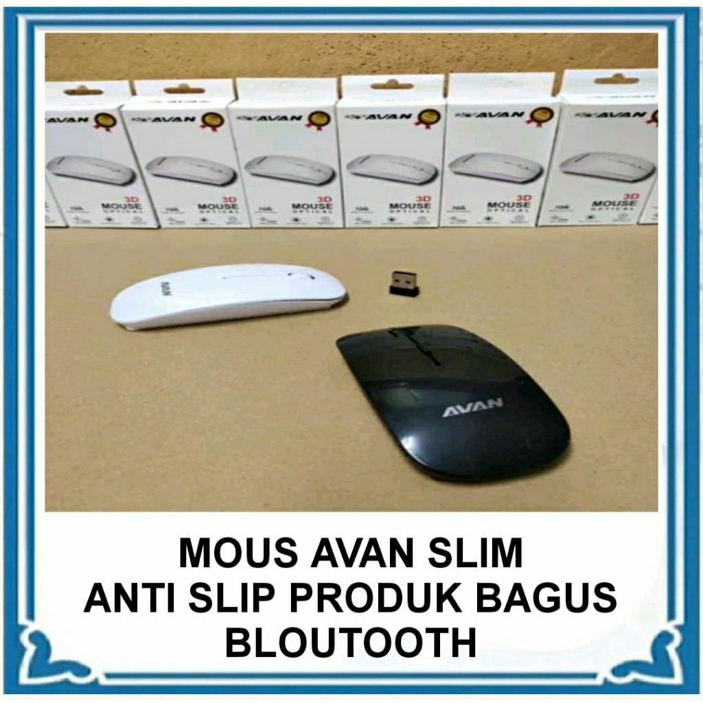 Jovitech Mouse Wireless Silent Rechargeable - Desain Slim, Silent Click, Penghematan Energi Otomatis