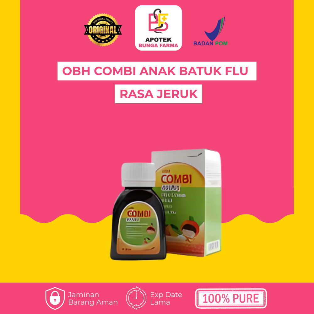 OBH COMBI ANAK 60ML: Batuk Flu Anak (Rasa Buah) Obat Herbal & Tradisional