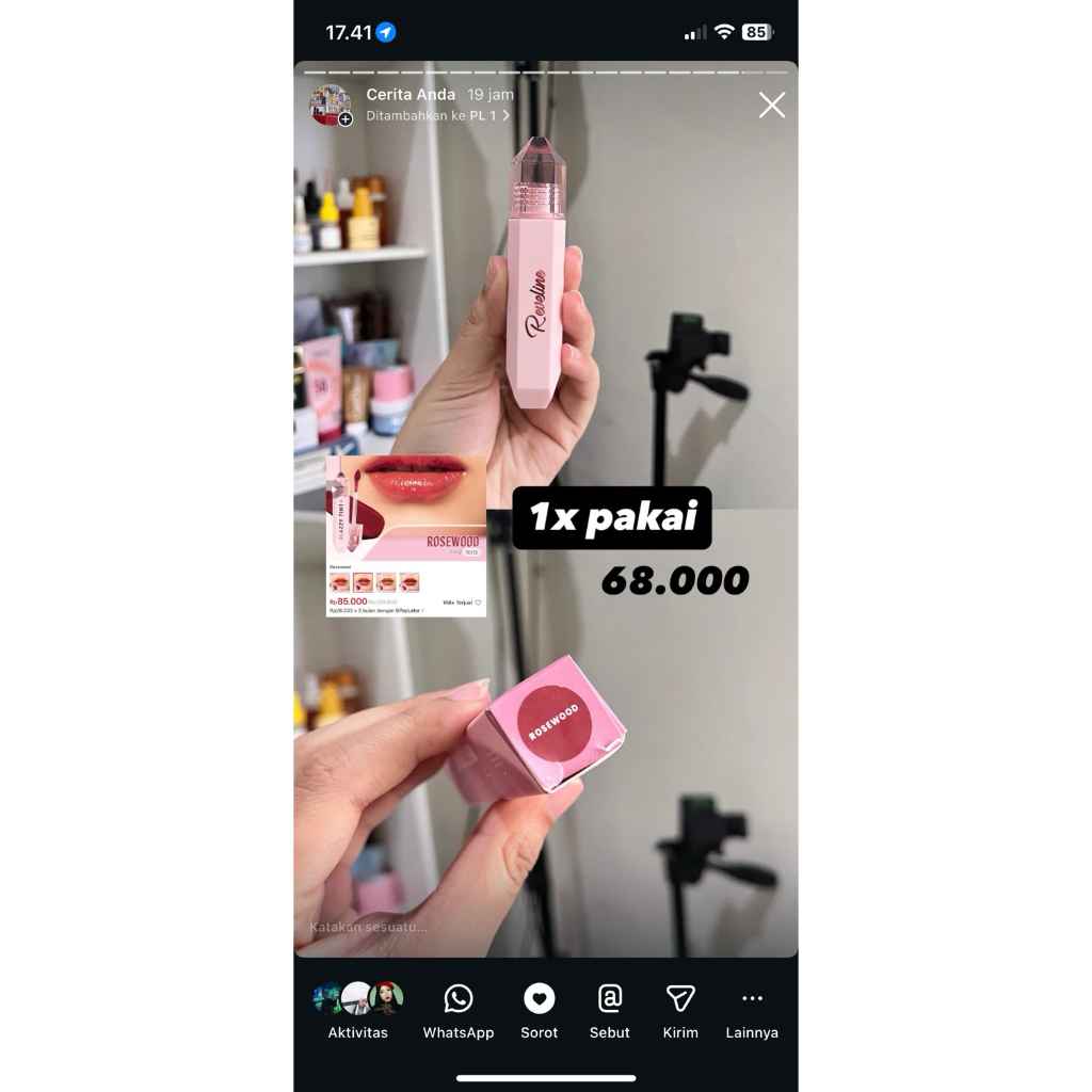 PRELOVED GLAZY TINT REVELINE