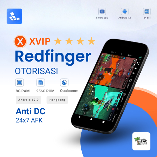 REDFINGER (XVIP) Cloud Phone 10 Hari/ 3 Hari