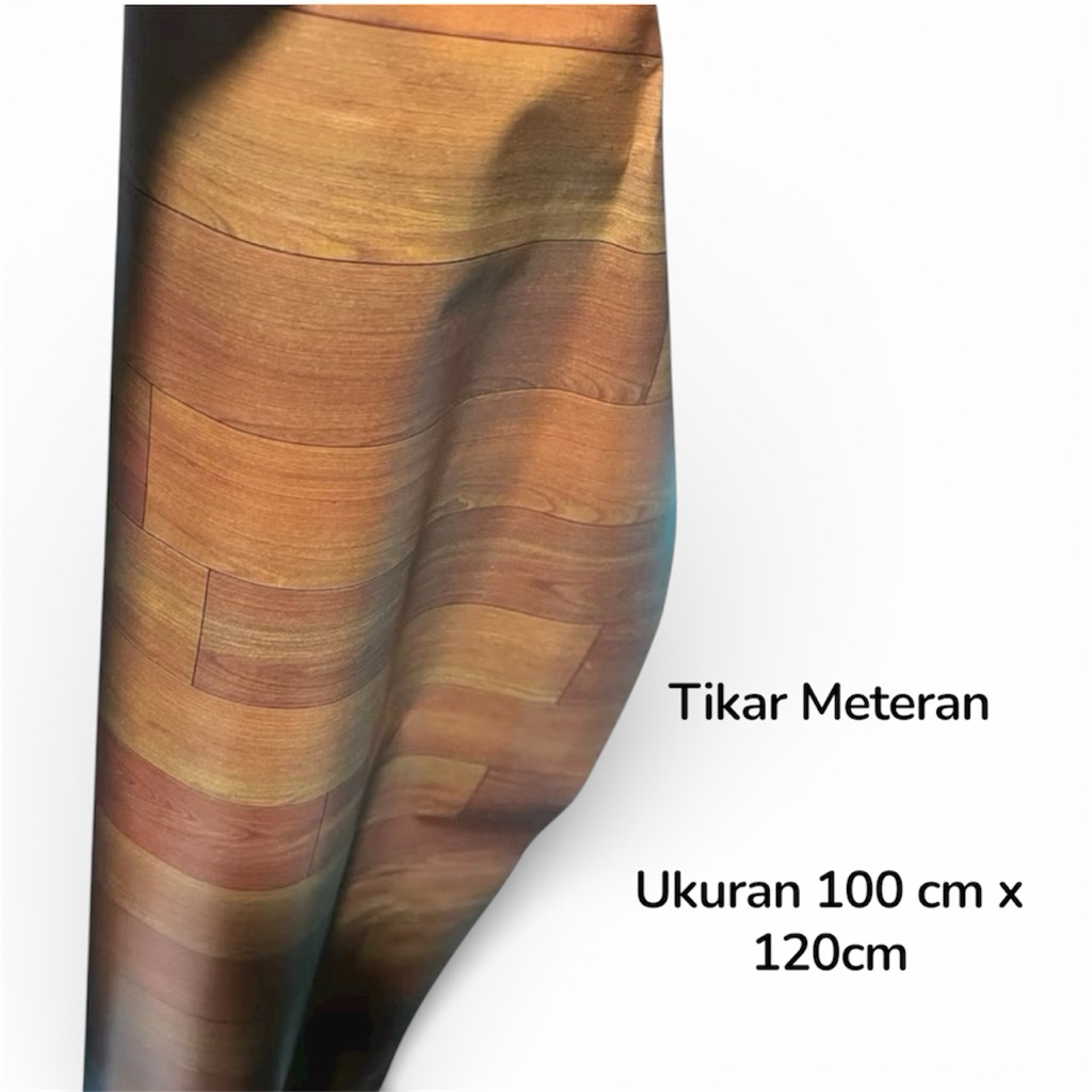 Tikar meteran motif kayu