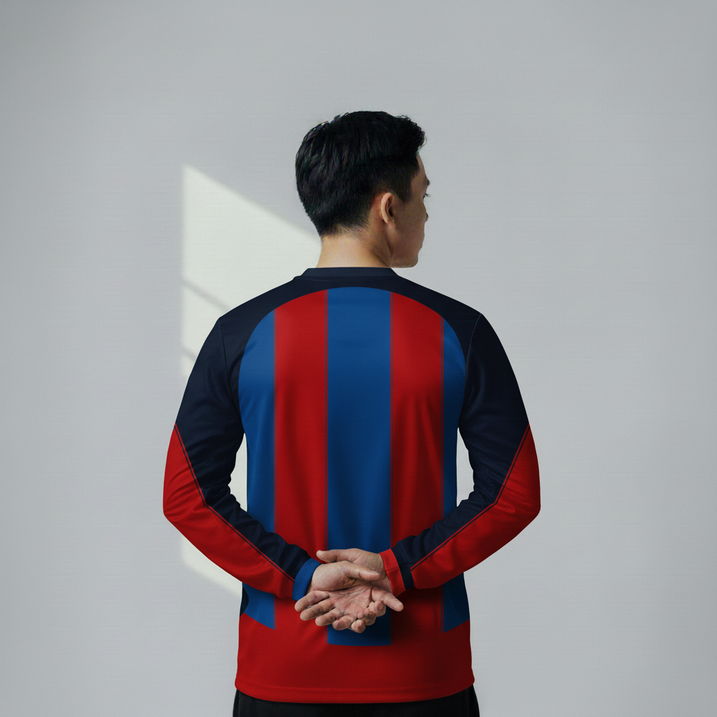 ATHLETIC SPORTWEAR - Jersey Vintage Bola Fantasy Barcelona Home 2003-04 Fullprinting Casual - Atasan