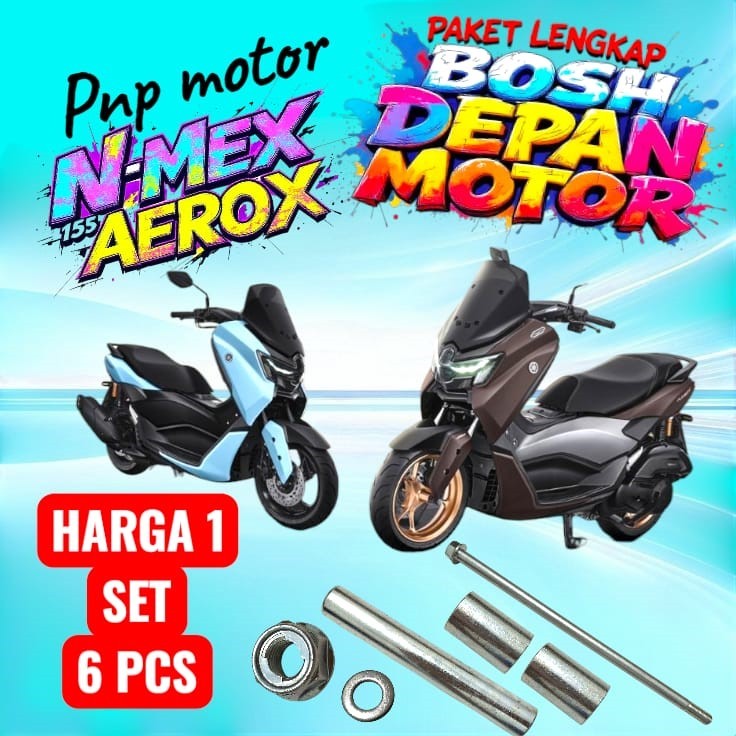 harga Satu Set As Bearing bosh Seal Roda Depan Yamaha Nmax As Roda depan Yamaha Nmax laher Roda Depa