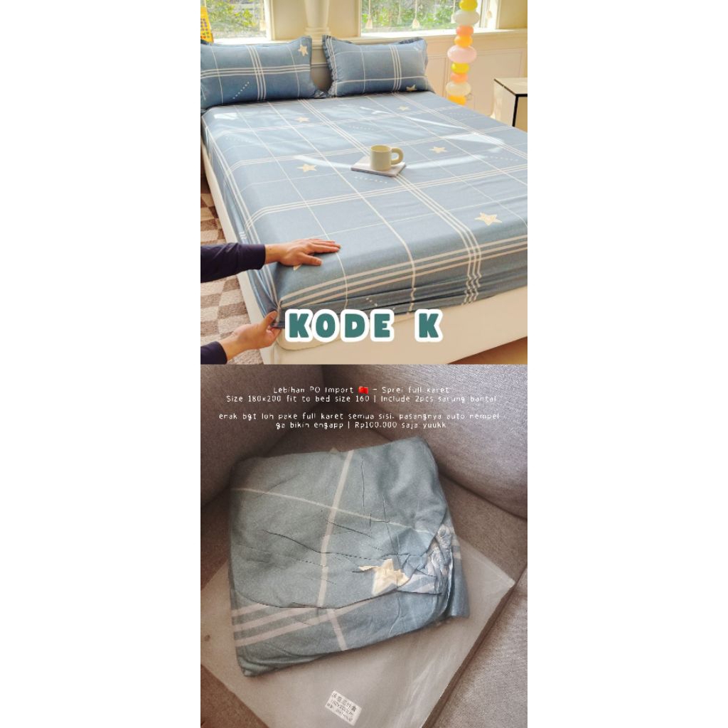 SPREI IMPORT FULL KARET