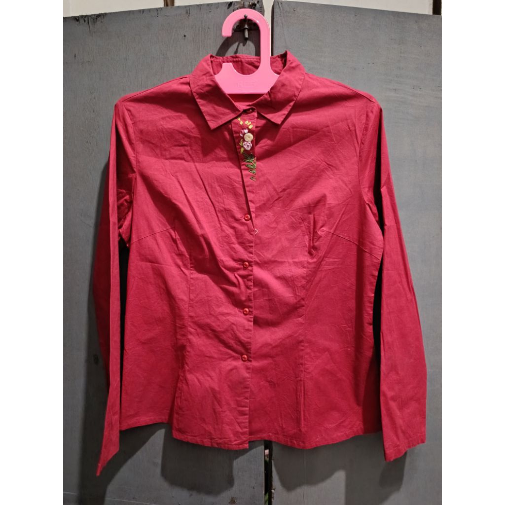 preloved kemeja bordir