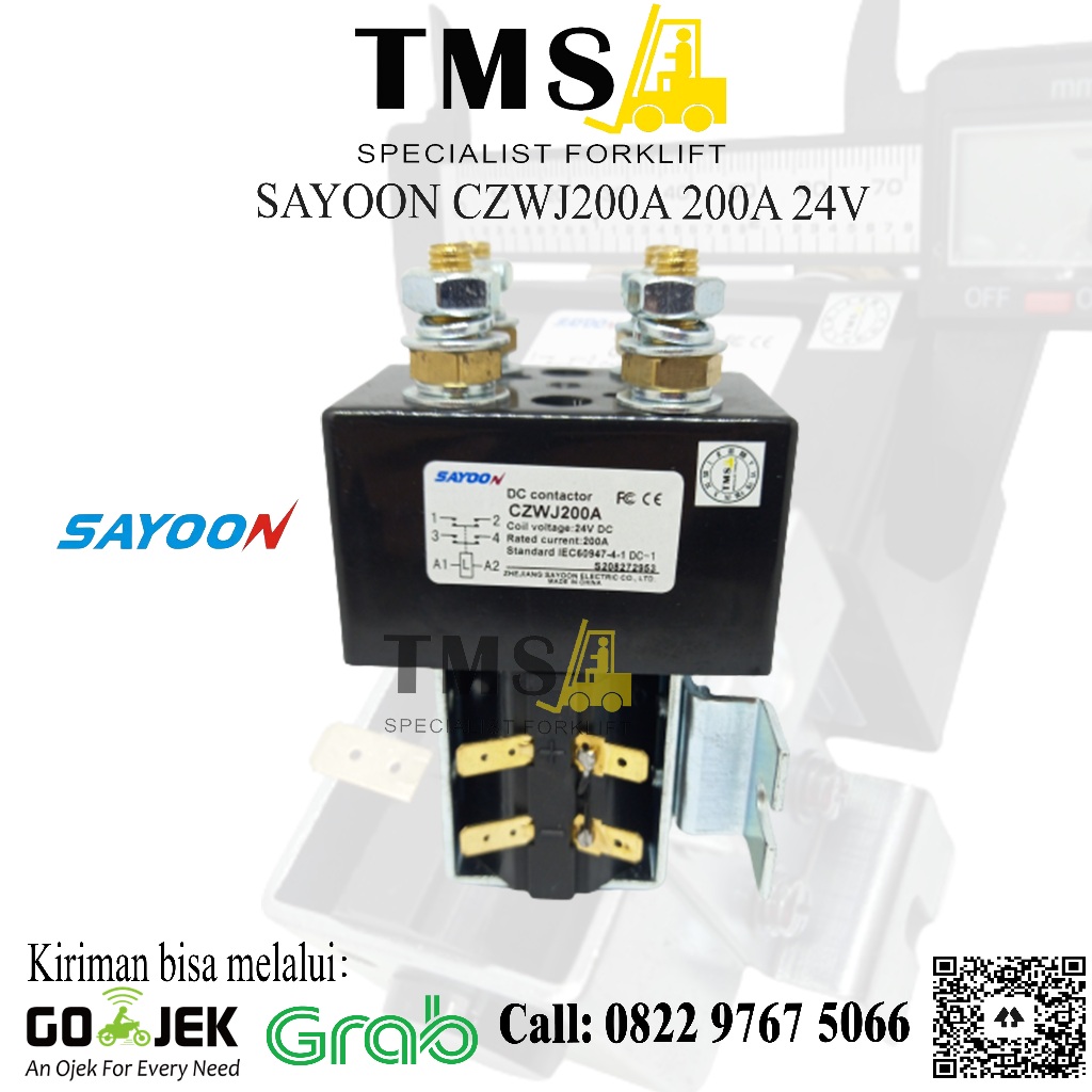 Sayoon Contactor SW190A CZWJ200A 200A 24V ZJW Kontaktor