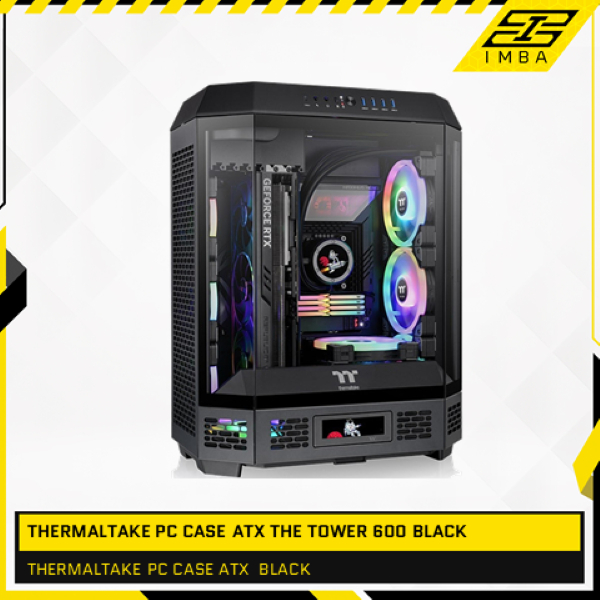 THERMALTAKE PC CASE ATX THE TOWER 600 BLACK