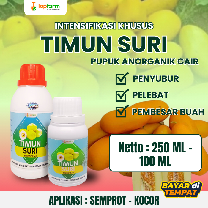 Pupuk Organik Cair Pelebat Penyubur Pembesar Timun Suri/Pupuk Buah Timun Suri/Pupuk Pelebat Buah Tim
