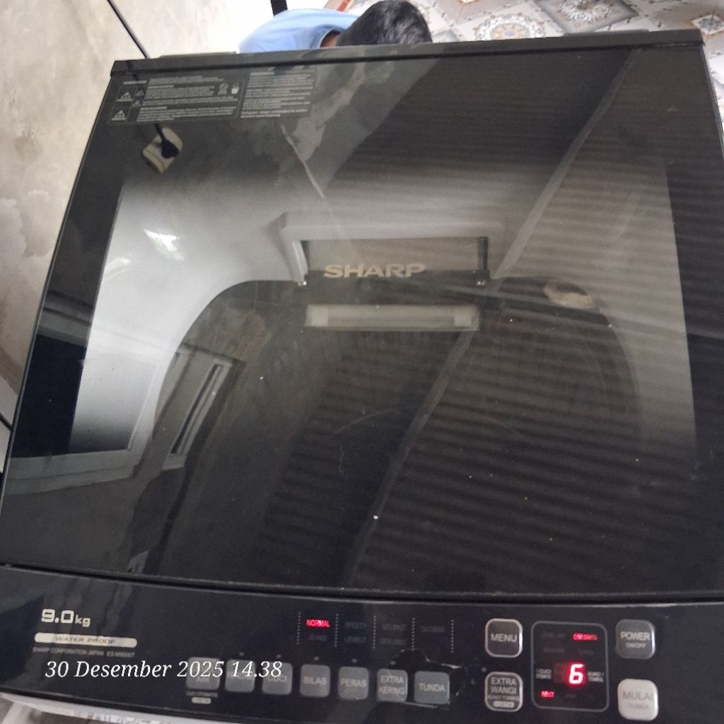 Gearbox Mesin Cuci Sharp ES-M9000T Bukaan Atas 1 Tabung