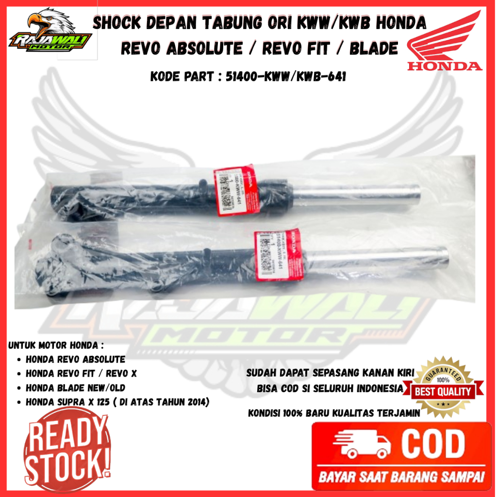 sok depan revo absolute ori - revo absolute 110 - blade 125 - As Shock Depan Plus Tabung Revo KWW / 