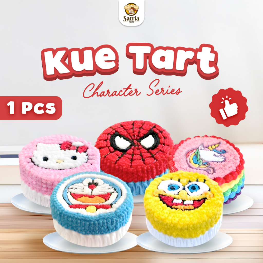 [Satria Roti] Cake Ulang Tahun Karakter / Kue Ulang Tahun / Birthday Cake / Tart Ulang Tahun