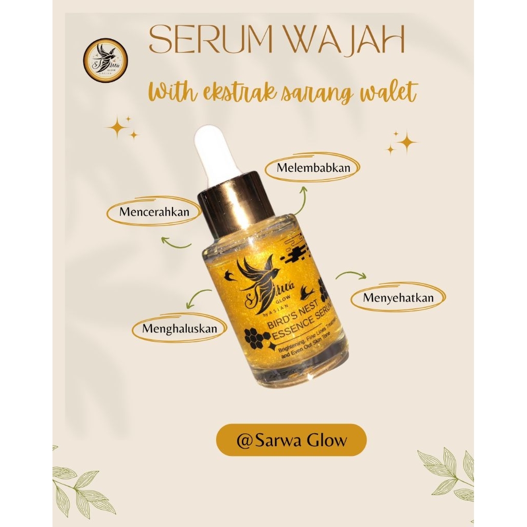 serum anti aging bird nest essence serum