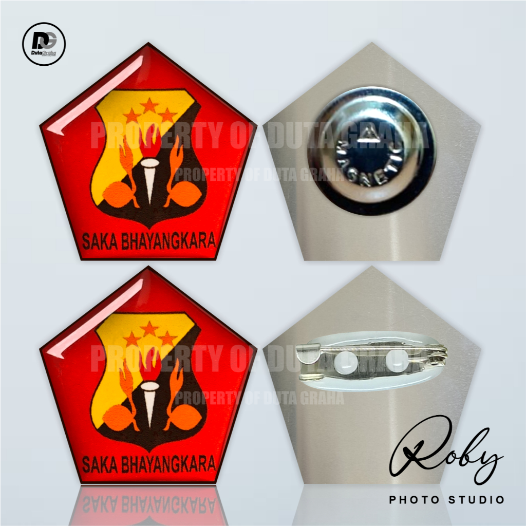 [PIN RESIN] SAKA BHAYANGKARA 3CM MAGNET PENITI Pin Bros Aksesoris Souvenir PRAMUKA SIAGA PENGGALANG 