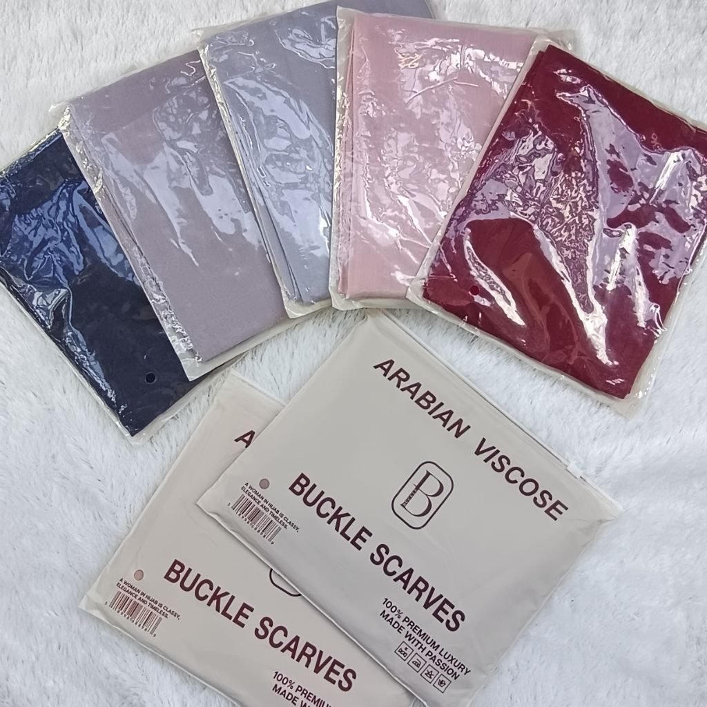 Pashmina Arabian Viscose Buckle Scarves