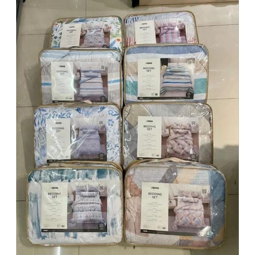bedding set informa bedcover sprei sarung bantal guling