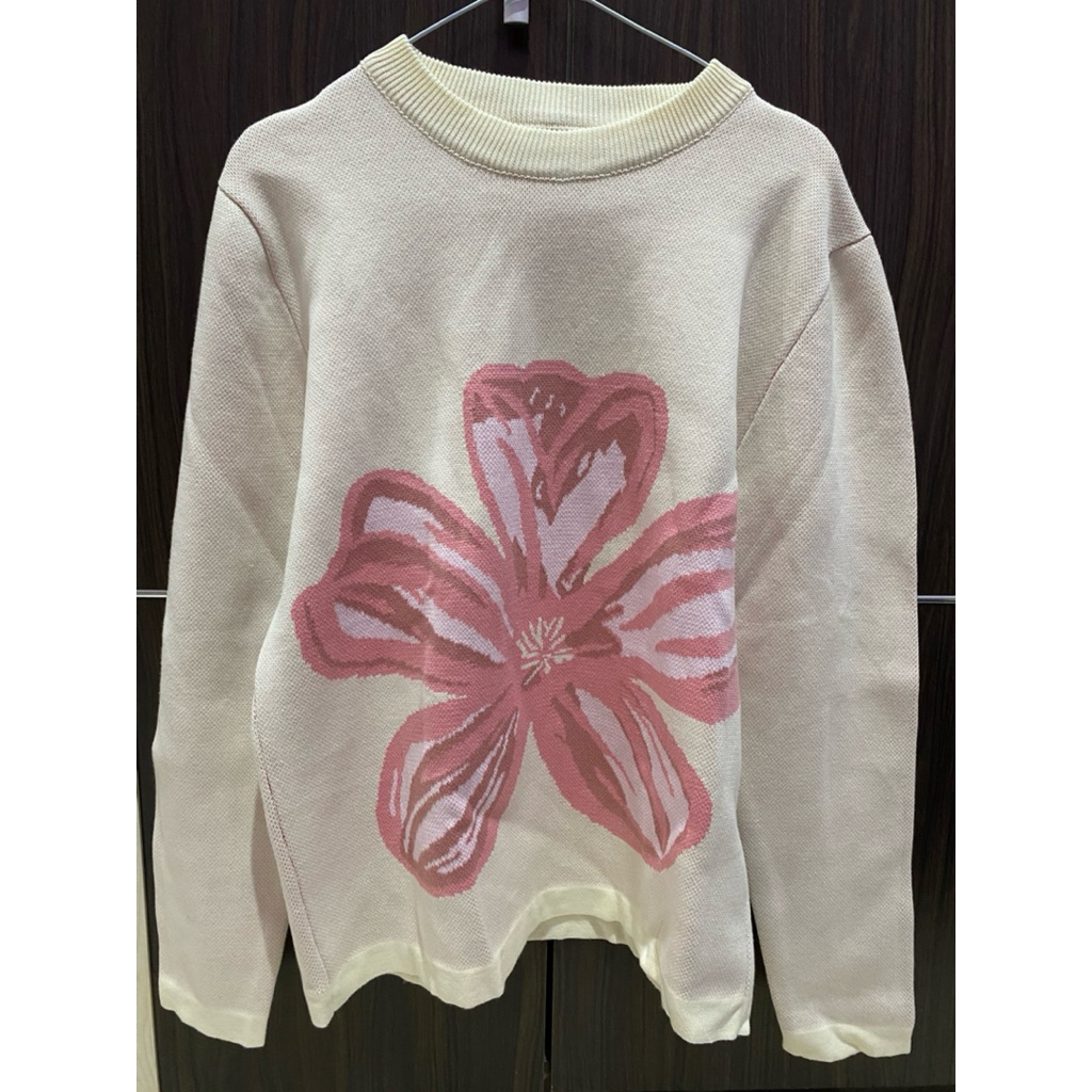 sweater bwbyaz claire knit creamy blush new