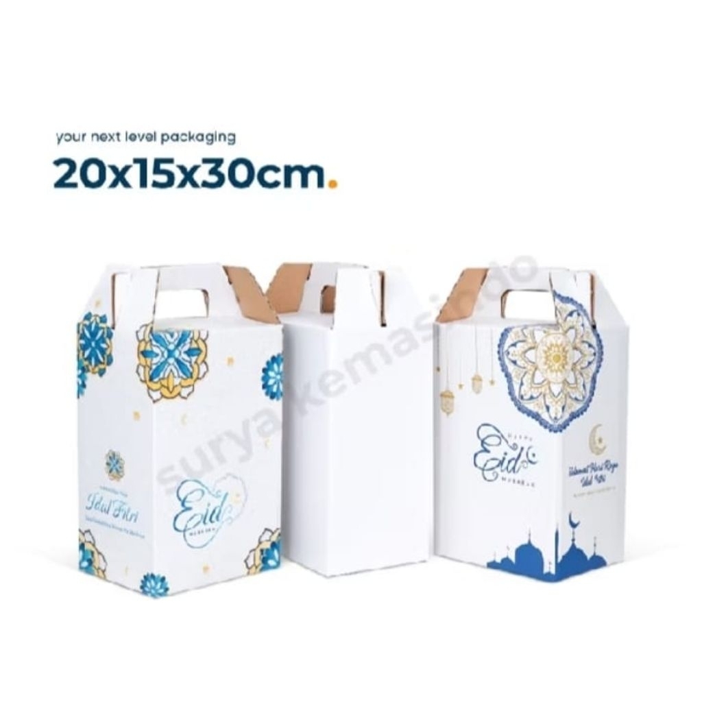 BOX 20x15x30 cm (Jinjing) kardus/parcel/hampers/idulfitri