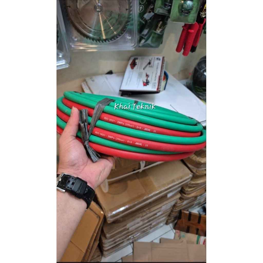 Selang Double NCR 10mtr / Selang blander Las NCR Berkualitas