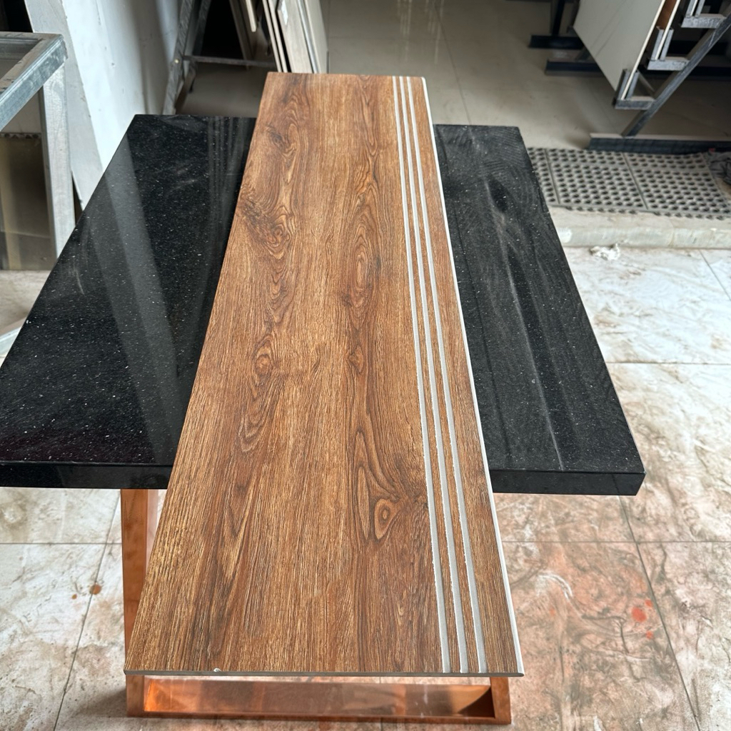 granit tangga motif kayu 30x80 30x120 custom ukuran liat granit