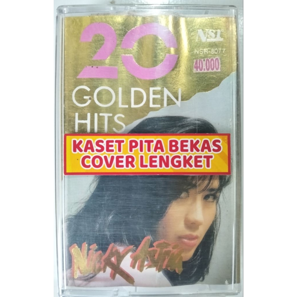 kaset pita bekas pop 20 golden hits Nicky Astria