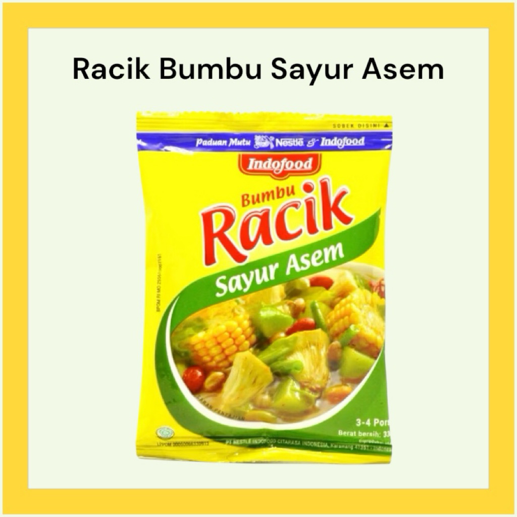 racik bumbu sayur asem