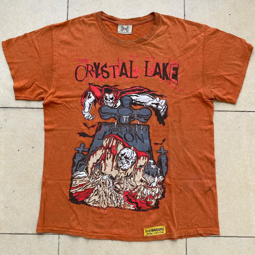 Kaos Friday the 13th Jason Voorhees crystal lake by X brand original second Bekas murah. Jual kaos J