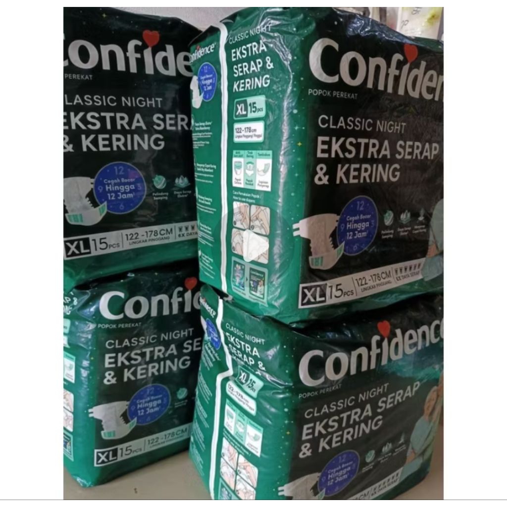 Popok Dewasa Confidence Perekat M L XL Pampers Lansia Anti Bocor Nyaman
