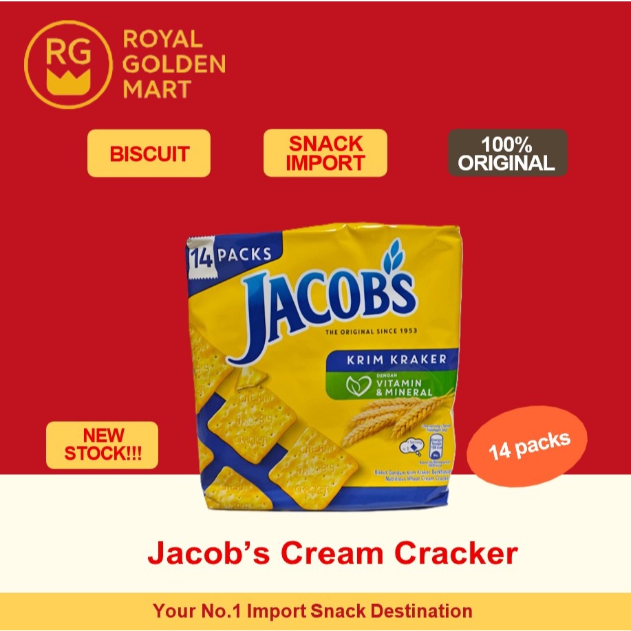 Biskuit Jacob's Petak ORIGINAL Cream Crackers
