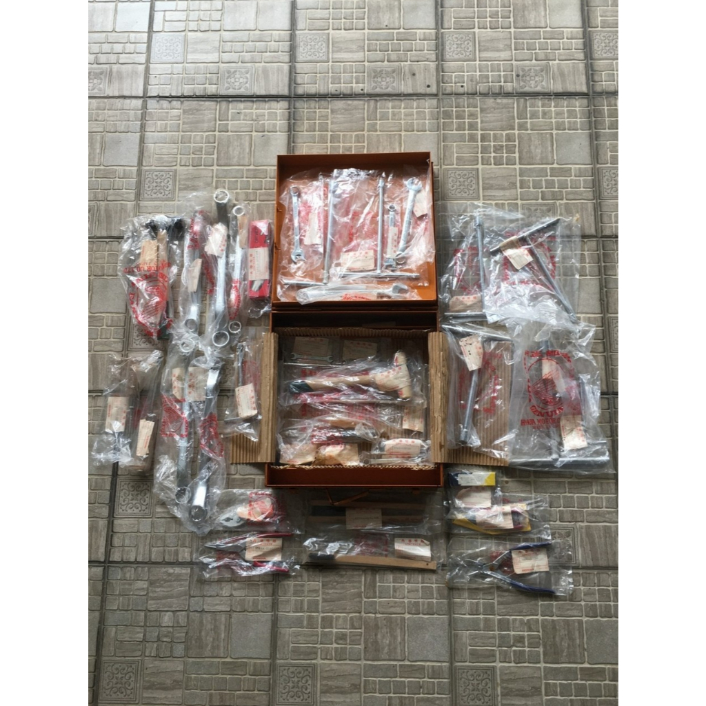 HONDA HAND TOOL KIT / KOWA VINTAGE COMMON TOOL / ALAT PERKAKAS BENGKEL MOTOR / KUNCI SOK / KUNCI RIN