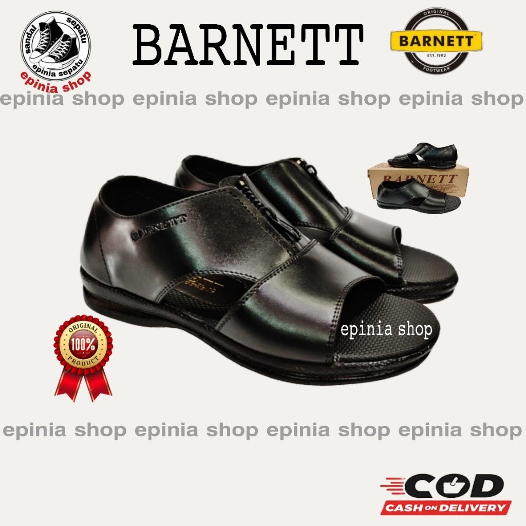 SANDAL KENIP BARNETT - SANDAL SEPATU PRIA SANDAL FORMAL BARNETT BL 01 ORIGINAL