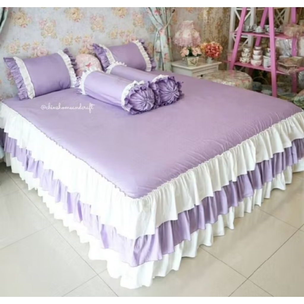 Sprei Rumbai Susun 3 Pengantin