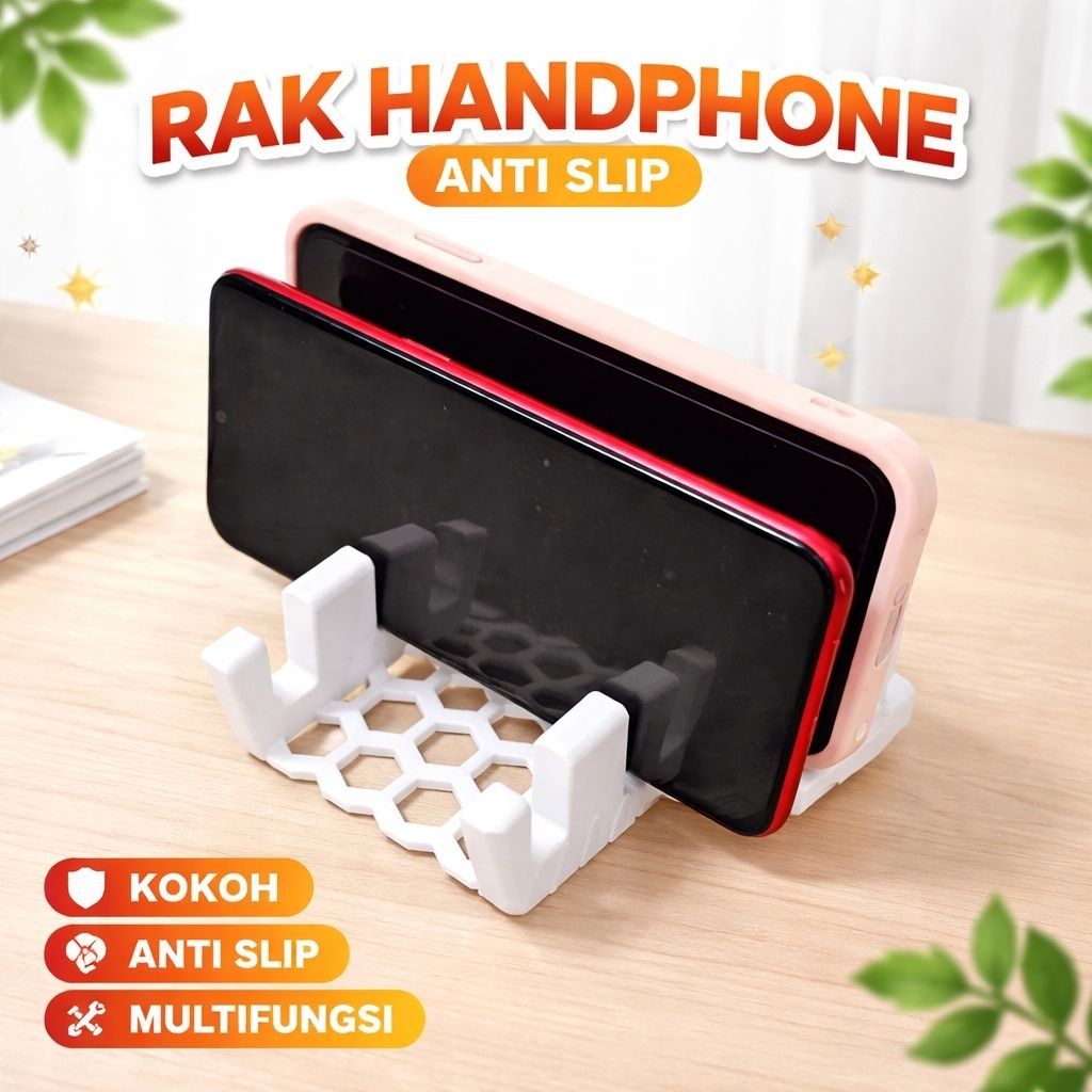 Rak HP Handphone Organizer 5 Slot Aksesoris Konter HP