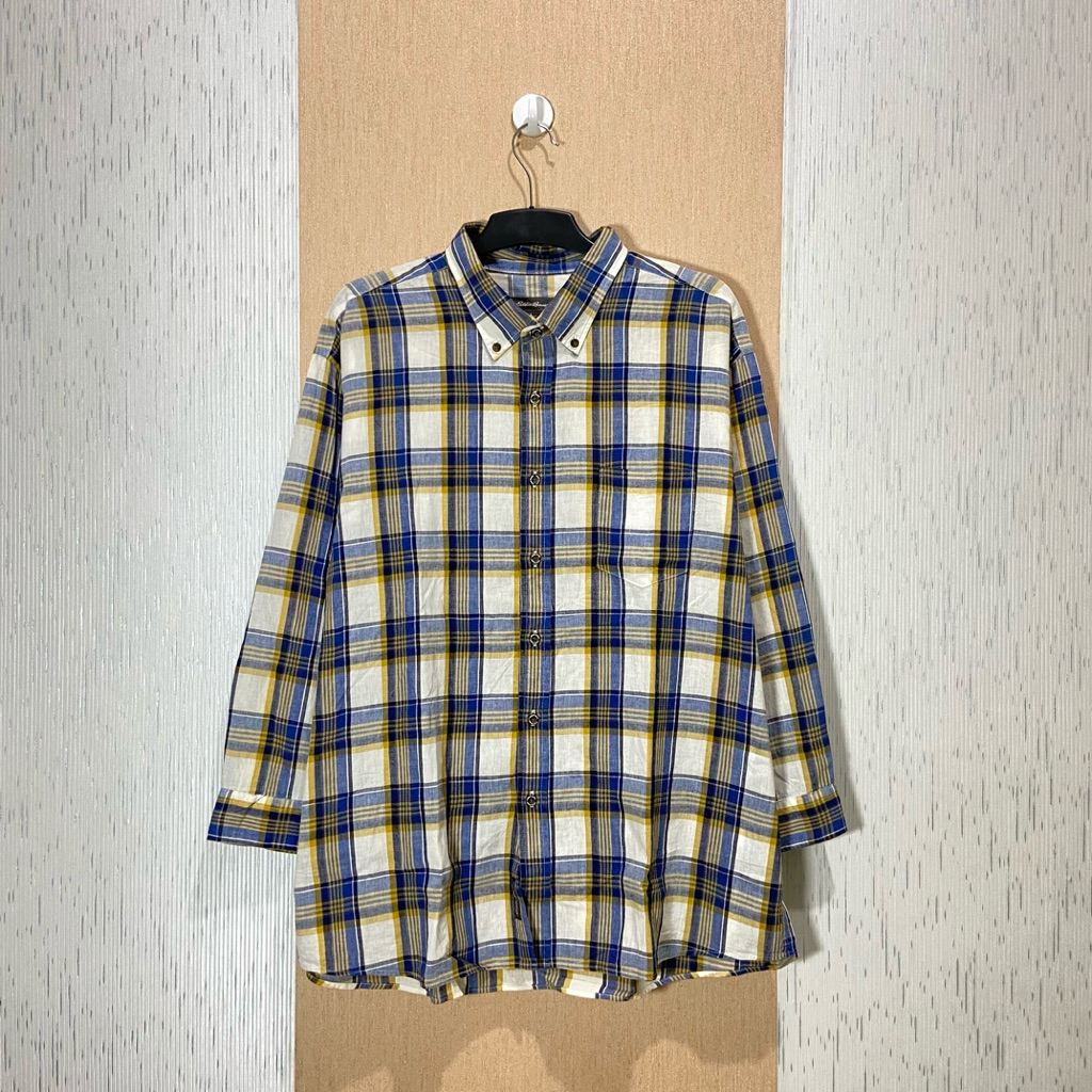 Kemeja Eddie Bauer Loose Sleeve / Kemeja Pria & Wanita / Size XL