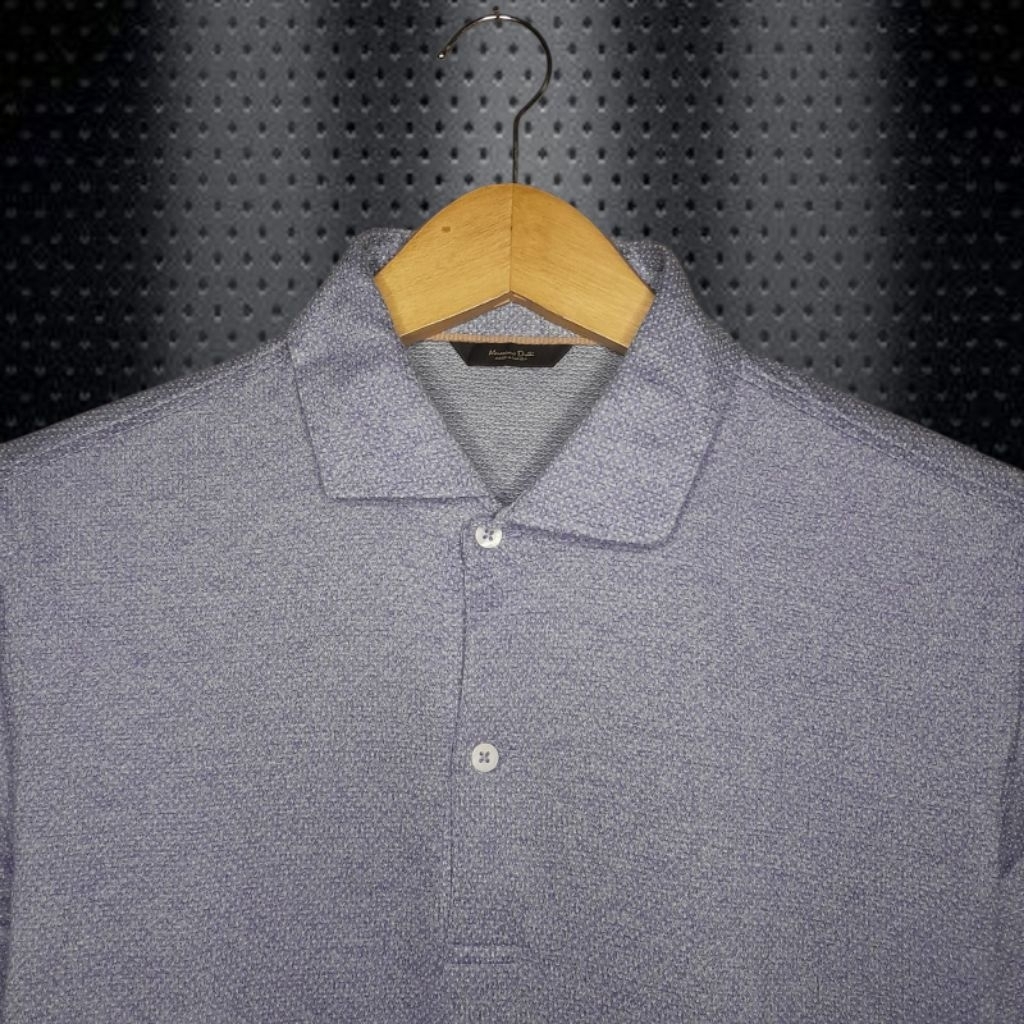 MASSIMO DUTTI Kaos Kerah Polo Shirt Pria, Atasan Berkerah Pria