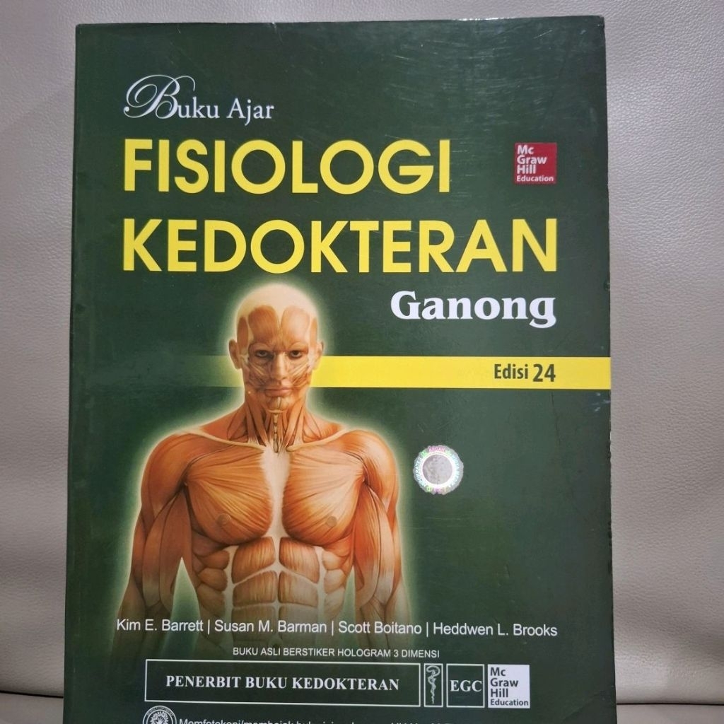 buku fisiologi kedokteran edisi 24 by danong buku kedokteran umum original bekas