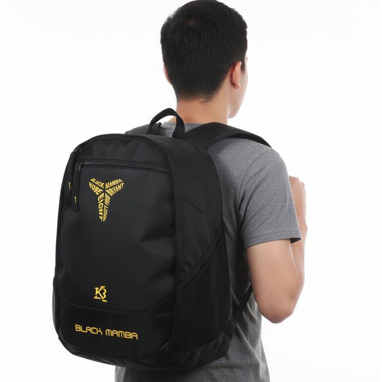 TAS RANSEL BACKPACK PUNGGUNG GENDONG KOBE BRYANT BONUS RAINCOVER