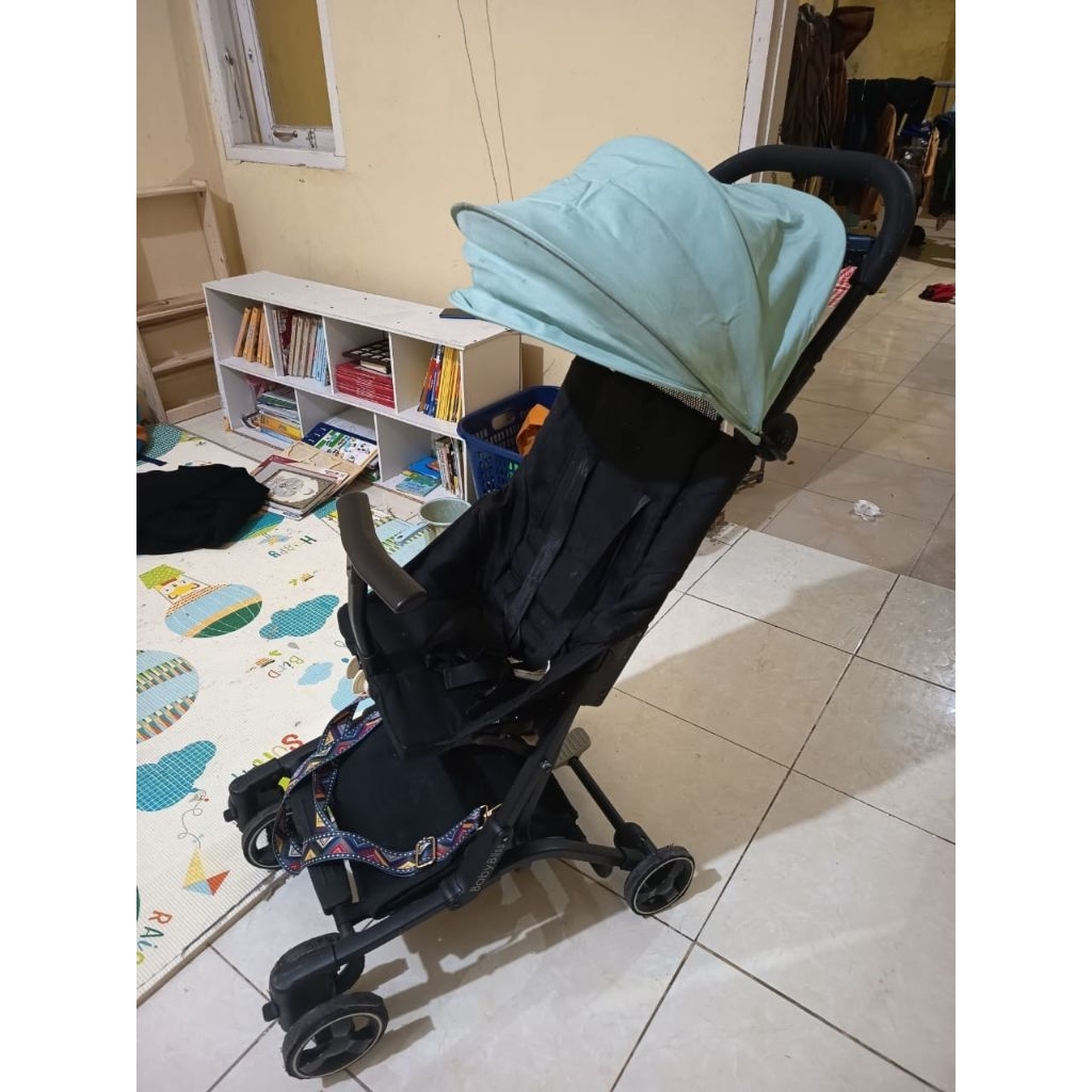 preloved stroller baby bliss, poche, pockit, cabin size