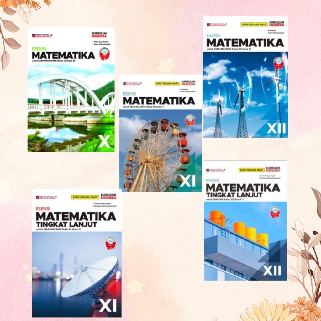 Buku Original Esensi Matematika SMA/MA kelas 10,11,12 Kurikulum Merdeka MEDIATAMA
