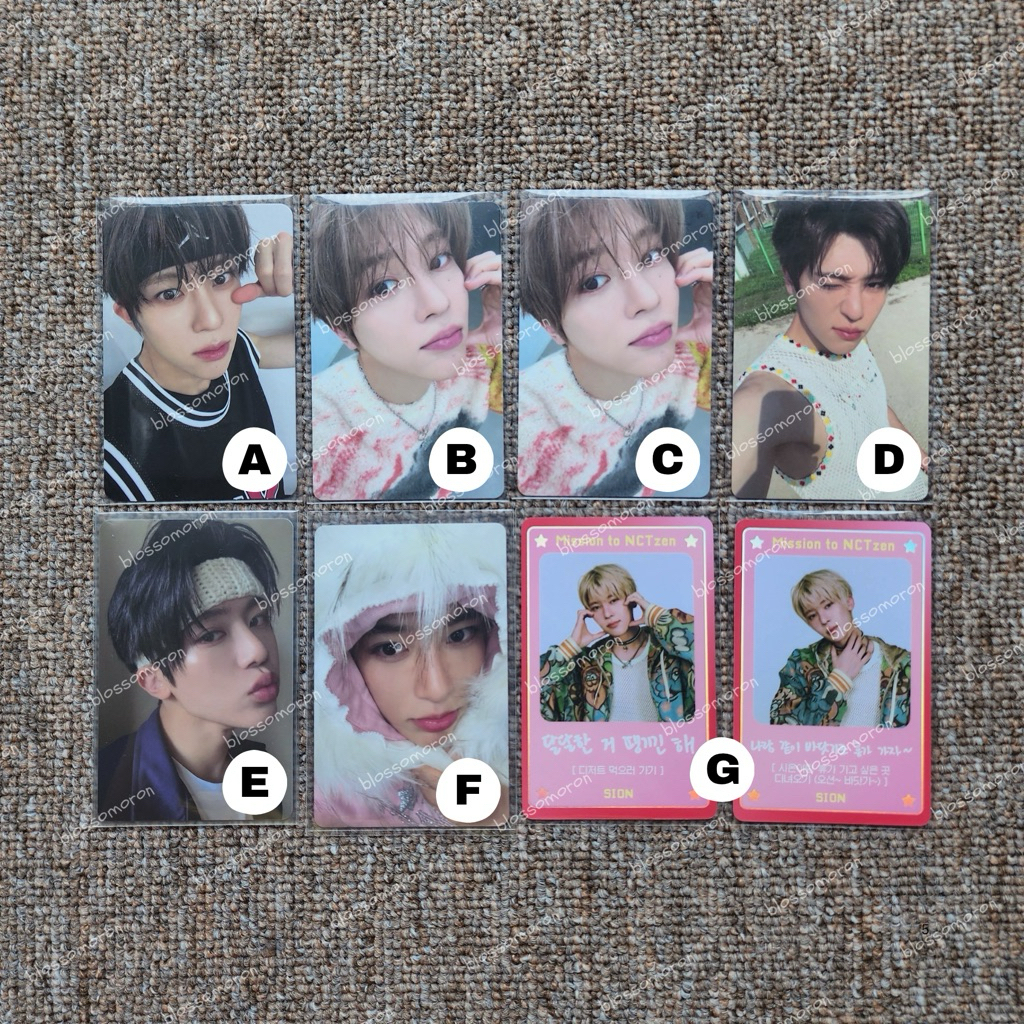 [READY] AAB PC NCT WISH PHOTOCARD SION RIKU YUSHI JAEHEE RYO SAKUYA WISH SONGBIRD STEADY WISHFULL PO